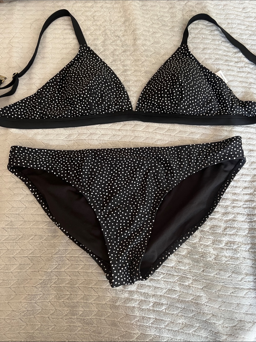 Marimekko For Target Polka Dot Triangle Bikini Set - Women Swim L Excellent